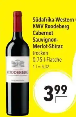 Citti Kwv Roodeberg Cabernet Sauvignon-Merlot-Shiraz tilbud