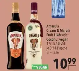 Citti Amarula Cream & Marula Fruit Likör oder Coconut vegan tilbud
