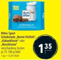 Citti Ritter Sport Schokolade tilbud
