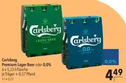 Citti Carlsberg Premium Lager Beer oder 0,0% tilbud