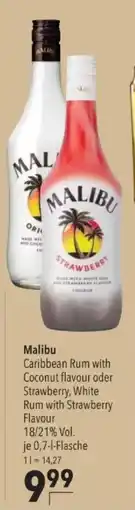 Citti Malibu Caribbean Rum with Coconut flavour oder Strawberry, White Rum with Strawberry Flavour tilbud