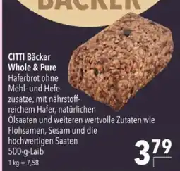 Citti Citti Bäcker Whole & Pure tilbud