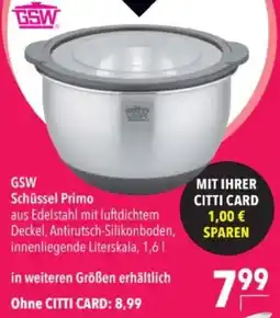 Citti GSW Schüssel Primo tilbud