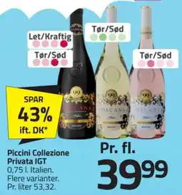 Fleggaard Piccini Collezione Privata IGT tilbud