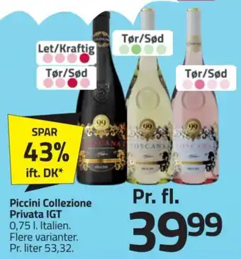 Fleggaard Piccini Collezione Privata IGT tilbud