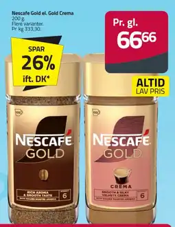 Fleggaard Nescafe gold el. gold crema tilbud