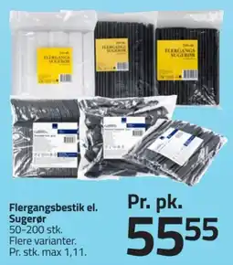 Fleggaard Flergangsbestik el. Sugerør tilbud