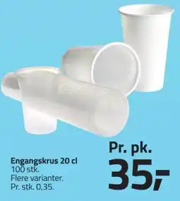 Fleggaard Engangskrus tilbud
