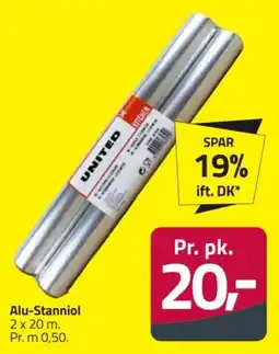 Fleggaard United Alu-Stanniol tilbud