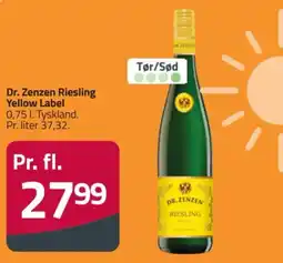 Fleggaard Dr. Zenzen Riesling Yellow Label tilbud