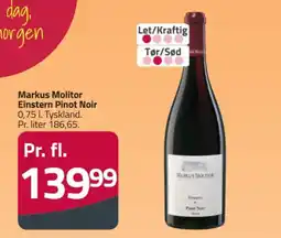 Fleggaard Markus Molitor Einstern Pinot Noir tilbud