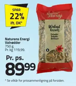 Fleggaard Naturens Energi Valnødder tilbud