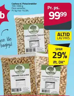 Fleggaard Quality Farms Cashewnødder Natural tilbud