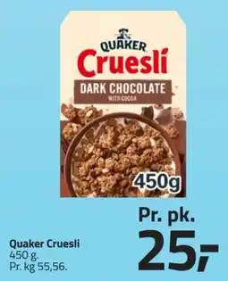 Fleggaard Quaker Cruesli Dark Chocolate With Cocoa tilbud