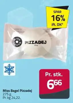 Fleggaard Miss Bagel Pizzadej tilbud
