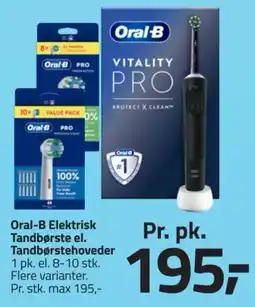 Fleggaard Oral-B Elektrisk Tandbørste el. Tandbørstehoveder tilbud