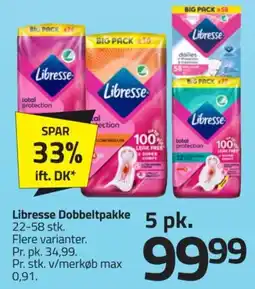 Fleggaard Libresse Dobbelt pakke tilbud