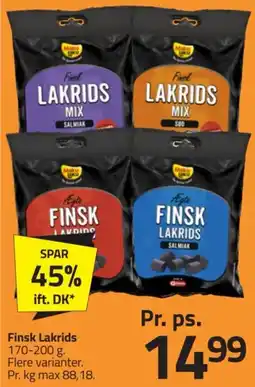 Fleggaard Maku Laku Finsk Lakrids tilbud