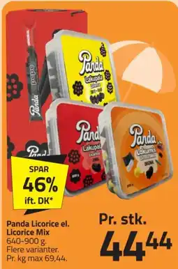 Fleggaard Panda Licorice el. Licorice Mix tilbud