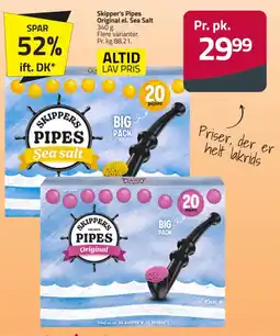 Fleggaard Skipper's Pipes Sea Salt tilbud