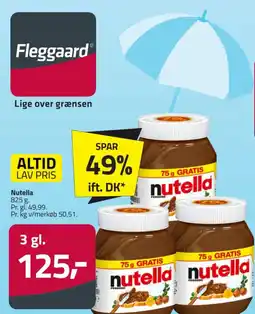 Fleggaard Nutella tilbud
