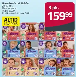 Fleggaard Libero Comfort el. Up&Go tilbud
