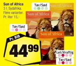 Calle Sun of Africa tilbud
