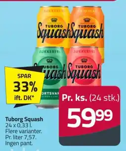 Fleggaard Tuborg Squash tilbud