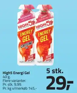 Fleggaard High5 Energi Gel tilbud