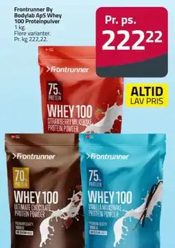 Fleggaard Frontrunner Whey 100 Protein Powder tilbud