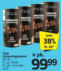 Fleggaard Zapp Optændingsblokke tilbud