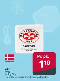 Fleggaard Malteserkors Gær tilbud