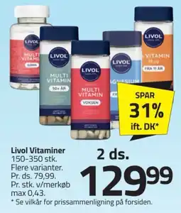 Fleggaard Livol Vitaminer tilbud