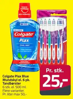 Fleggaard Colgate Plax Blue Mundskyl tilbud