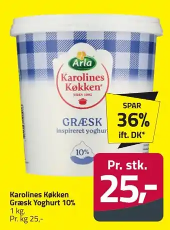 Arla Karolines Køkken Græsk Yoghurt 10%