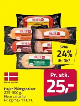 Fleggaard Højer Pålægspølser tilbud