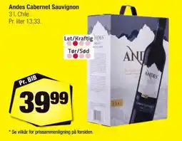 Calle Andes Cabernet Sauvignon tilbud