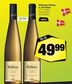 Calle Wolfberger Riesling el. Pinot Blanc tilbud