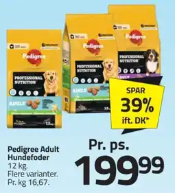 Fleggaard Pedigree Adult Hundefoder tilbud