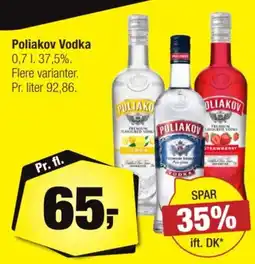 Calle Poliakov Vodka tilbud