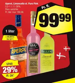 Calle Aperol, Limoncello el. Pure Pink tilbud