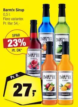 Calle Barmix sirup tilbud