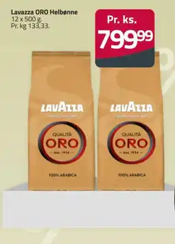 Fleggaard Lavazza ORO Helbønne tilbud