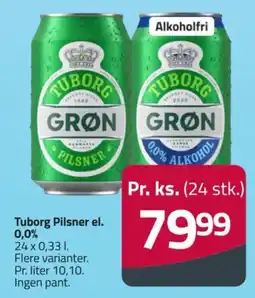 Fleggaard Tuborg Pilsner el. tilbud