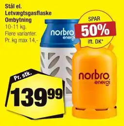 Calle Norbro energi letvægts gasflaske tilbud