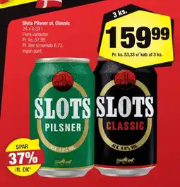 Calle Slots Pilsner Classic tilbud