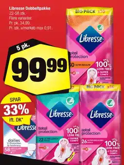 Calle Libresse Dobbelt pakke tilbud