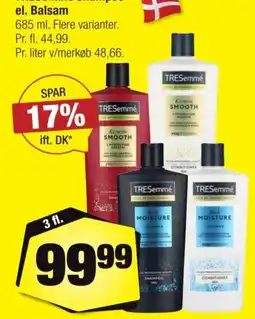 Calle Tresemme shampoo el. balsam tilbud
