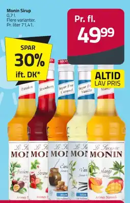 Fleggaard Monin Sirup tilbud