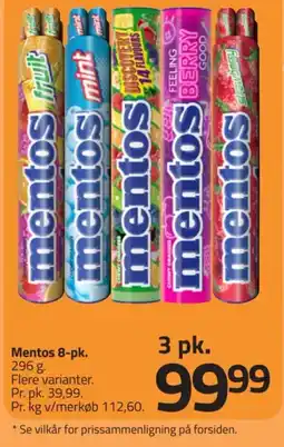 Fleggaard Mentos 8-pk. tilbud